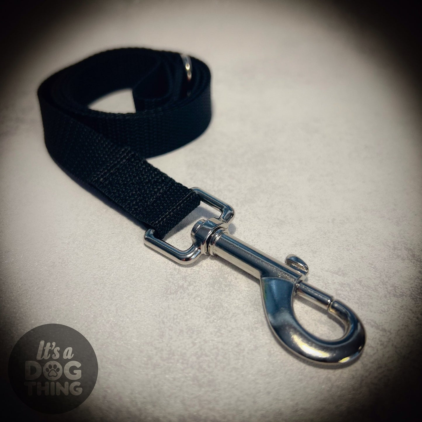 Black Lead With Silver Hardware - It's a Dog Thing