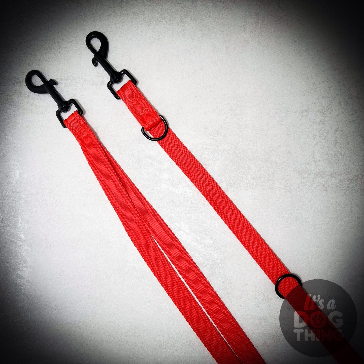 Orange with Black Hardware Multi - Functional Training Lead - It's a Dog Thing
