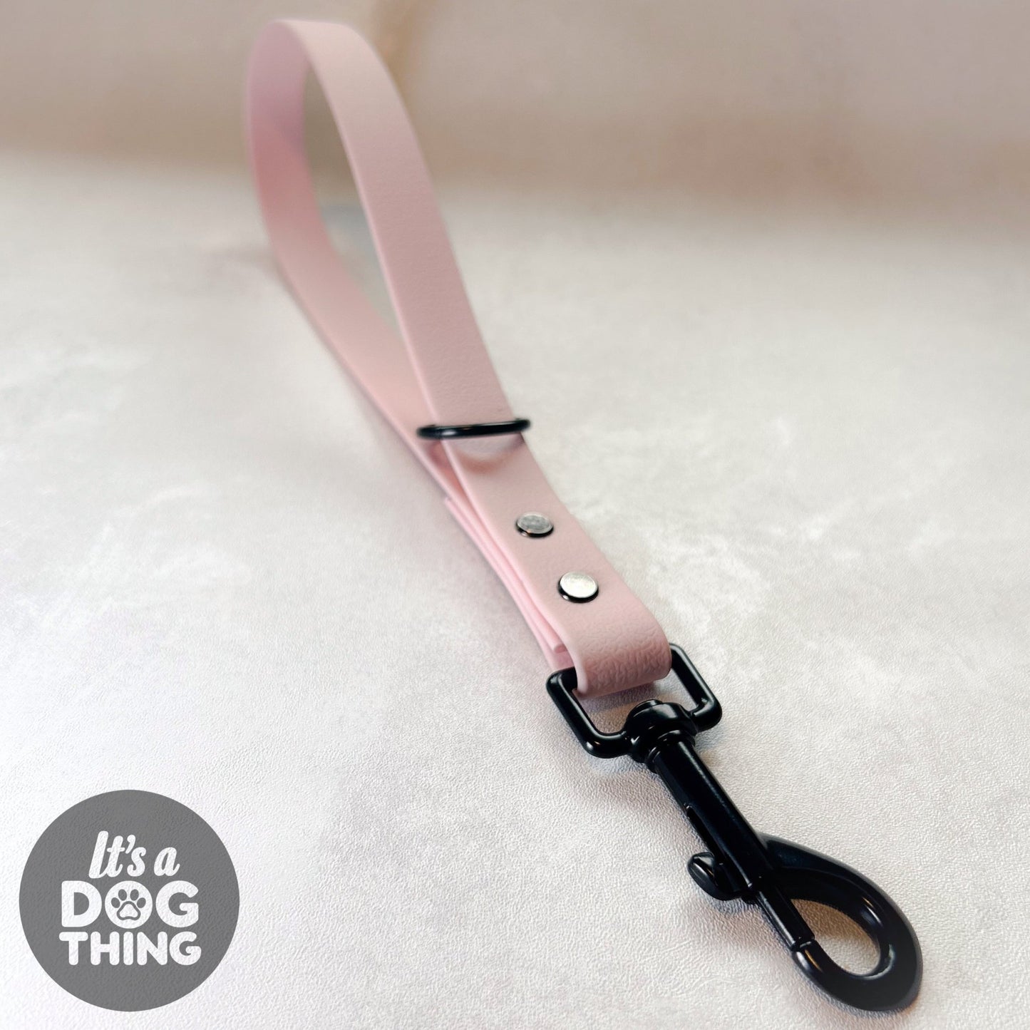 Pastel Pink Waterproof Traffic Lead. - It's a Dog Thing
