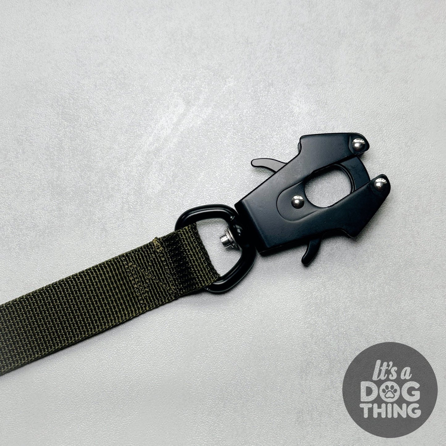 Patrol Lead - Military Green - It's a Dog Thing