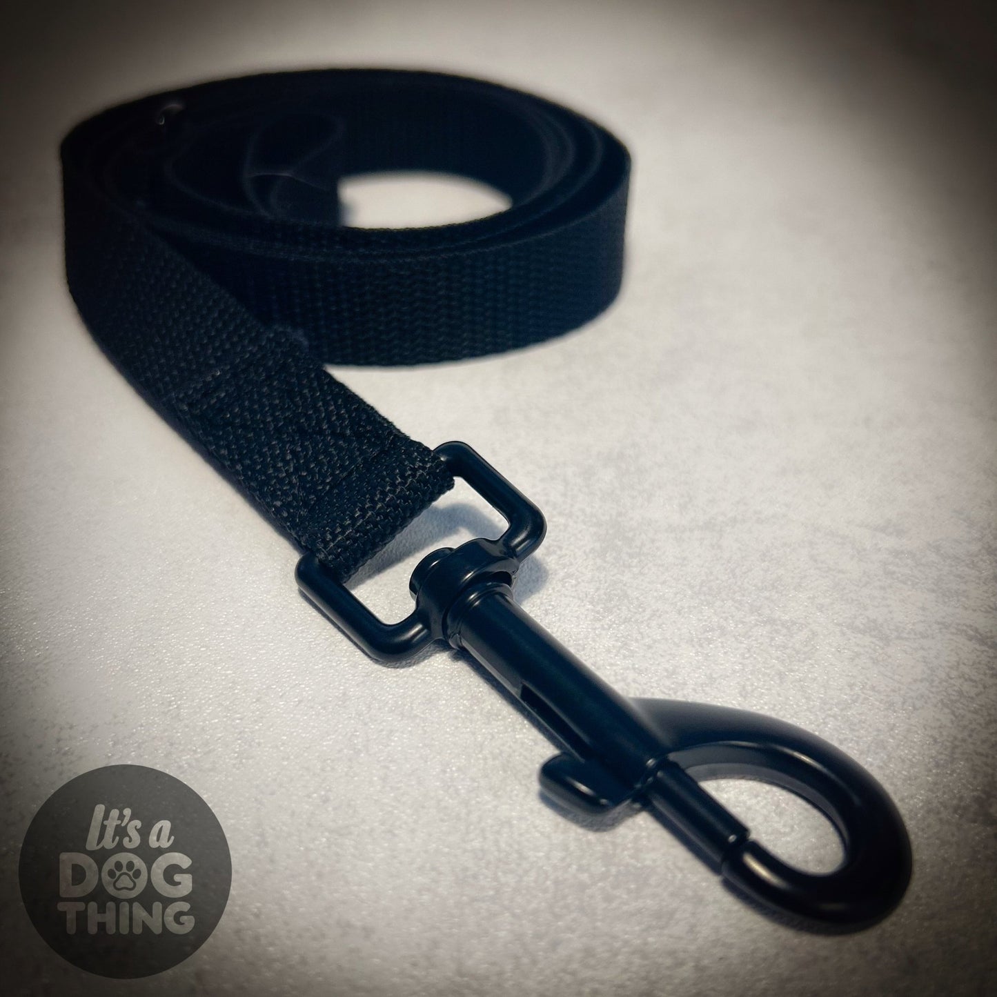 Black Lead With Black Hardware - It's a Dog Thing