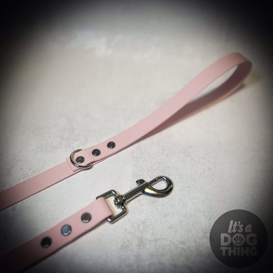 Pink and Silver Waterproof Lead - It's a Dog Thing