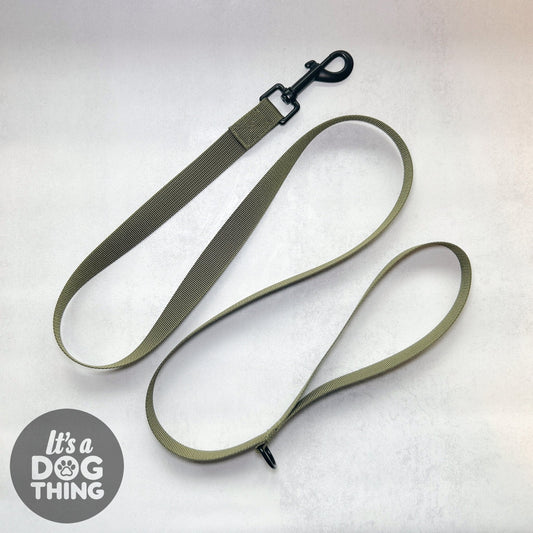 Standard Lead - Military Green - It's a Dog Thing